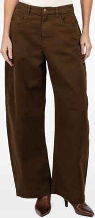 Ronny Kobo wide-leg trousers - Brown