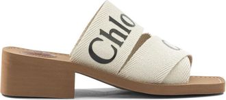 Chlo&eacute; Woody Heeled Sandals