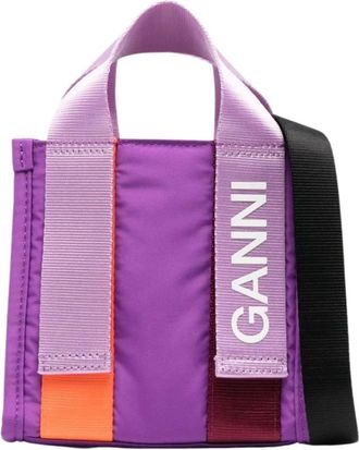 Ganni Tote Sport XS - Bags - Mujer - P&uacute;rpura - ONE SIZE