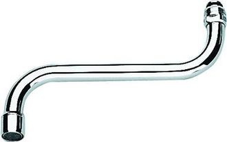 GROHE Ca&ntilde;o Para Manguera Costa Para Grifer&iacute;a De Pared De Cocina, Saliente 200 Mm Cromado Grohe