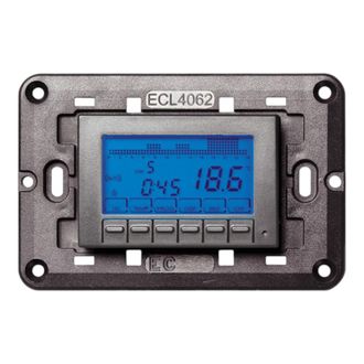 No Brand Cronotermostato Empotrable Digital Semanal Blanco De 3 M&oacute;dulos Con Control De Temperatura De 2 A 40 Grados, Alimentado Por Pilas