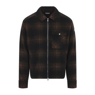 Moncler Shirt - male - Moncler - Light Jackets - Brown - XL - Jackets