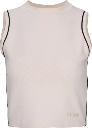 Guess V6Gp 17 K3215 Top - Dames - Tops zonder mouwen - Beige - L - Polyester - Tops
