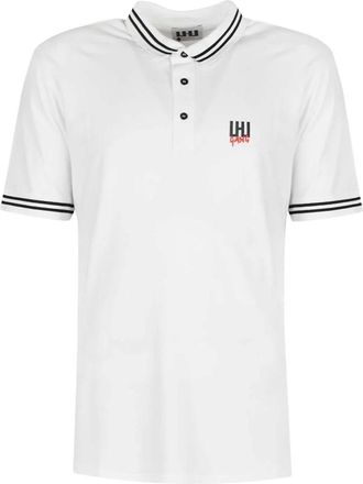 Les Hommes 261L04017 Polo - Heren - Tops - Wit - Maat: XL Katoen