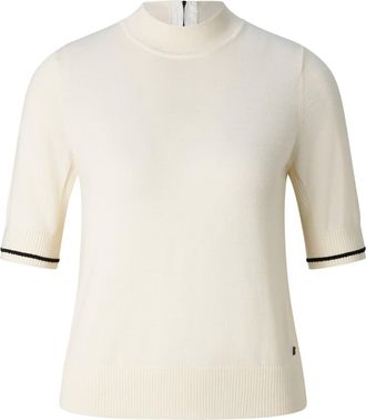 Bogner Antonia virgin wool and silk knitted jumper for women - Off-White - 34