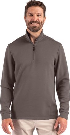 Clique Haven Recycled Mens Quarter Zip Sweatshirt