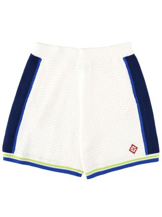 Casablanca Crochet Retro Knit Shorts