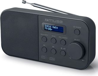 Muse Despertador Digital Negro - M109db Muse