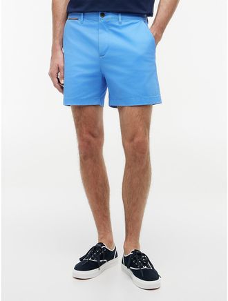 Tommy Hilfiger Mens Regular Fit 5 Comfort Waist Tommy Short - Blue - 29