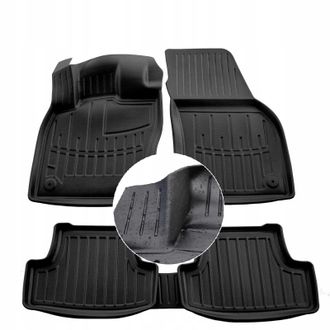 OEM Alfombrillas Y Felpudos De Goma Para Vw T-roc A Partir De 2017 - Ud Troughs