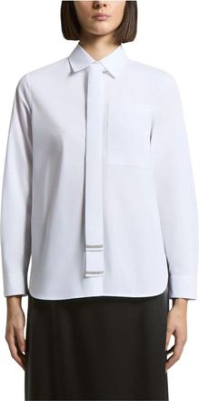 PESERICO Shirt Blouse - Dames - Overhemden - Wit - S - Katoen - Overhemden