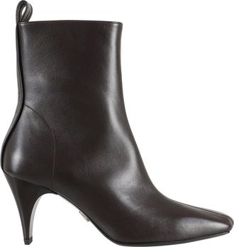 Giampaolo Viozzi Luxe Nappa Leren Schoenen - Dames - Laarzen met Hak - Bruin - 41 EU - Schoenen