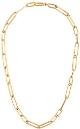 Roberto Coin 18K Yellow Gold Oval Paperclip Link Chain Necklace - 9151226Ay180