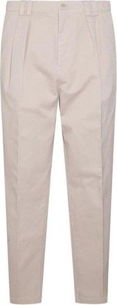 Brunello Cucinelli Beige Pleated Tailored Trousers, Brand Size 52 (US Size 36)
