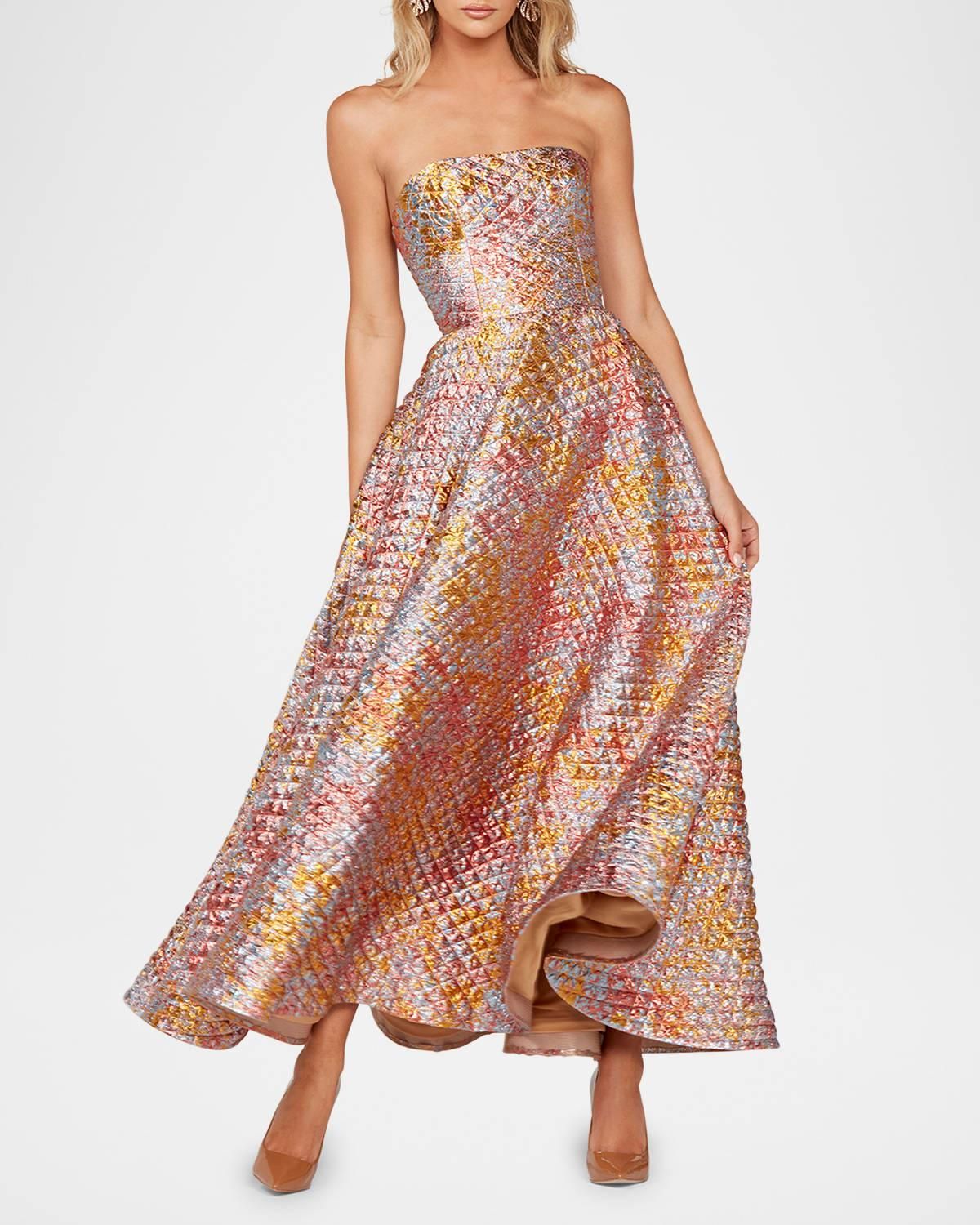 Anthropologie ★ Helsi Norah Plunging Floral Maxi Dress HELSI Norah Floral Appliqué Gown | Nordstrom