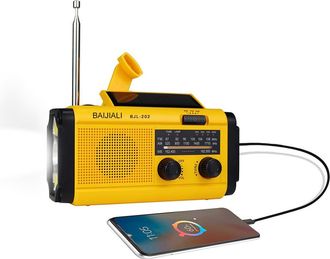 OEM Radio De Bolsillo Solar Y Dinamo Con Pantalla Lcd