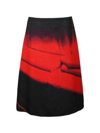Jil Sander Flared Midi Skirt - Multicolor