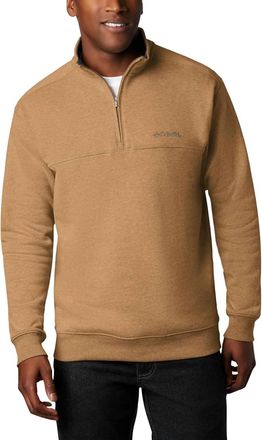 Columbia Hart Mountain Ii Half Zip Pullover In Delta Heather