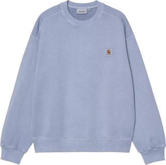 Carhartt Work in Progress Nelson Sweatshirt - Heren - Sweatshirts - Blauw - M - Katoen - Hoodies & sweatvesten