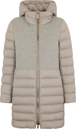 Moorer Dames, Mantels, Grijs, Maat: XL Wol