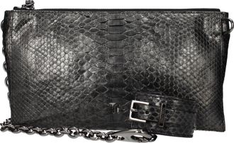 Tom Ford handtassen dames pythonleer grijs/octane