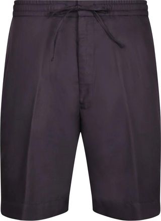 Officine G&eacute;n&eacute;rale Phil Short - Heren - Korte Broeken - Blauw - L - Katoen - Korte Broeken