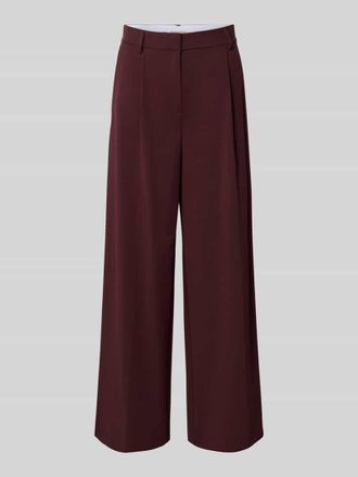 Christian Berg Stoffhose mit franz&ouml;sischen Eingrifftaschen in Dunkelrot, Gr&ouml;&szlig;e 48