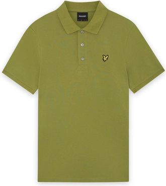 Lyle & Scott Plain Polo Shirt - Heren - Polos - Groen - 2XL - Katoen - Tops