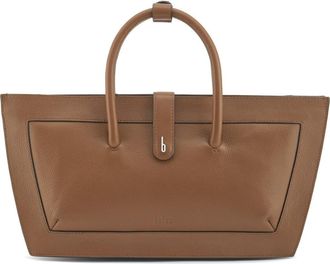 Behno Frida Leather Baguette Top Handle Bag in Toast at Nordstrom