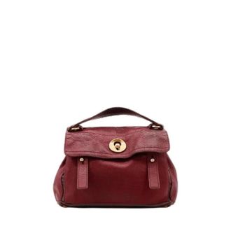 Saint Laurent Pre-owned Handbags, female, Red, Size: ONE SIZE Pre-owned Le Muse Two Handbag