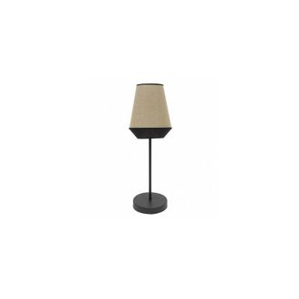 Fabrilamp Fabrilamp - Lampada da tavolo alta Bell 1xe27 sacco/nero 74x25x25 cm