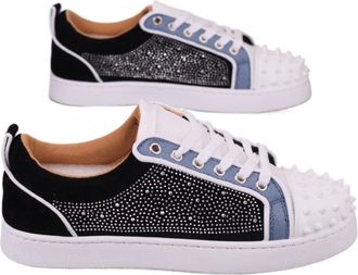 Generic Rivet Mens Fashion Versatile Trend Casual Sneakers, Black, 8.5-11.5