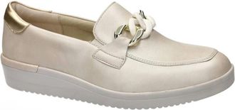 Solidus Kathy Loafer - Dames - Loafers - Beige - 39 1/2 EU - Katoen - Schoenen