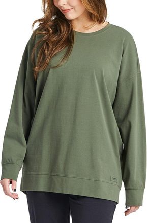 Life is good Crusher Flex Oversized Crewneck Sweatshirt