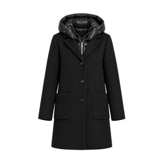 Marella Abrigo Emmcuore - Coats - Mujer - Negro - 2XS