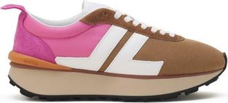 Lanvin Bumpr Sneakers In Nylon And Mesh in Red/lilac at Nordstrom, Size 37