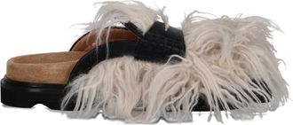 College Mules Slives con pelliccia - Toni neutri