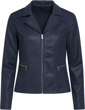 2-Biz Navy Blauwe Stijlvolle Pamora Jurk - Dames - Zomerjassen - Blauw - L - Jassen