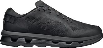 On Mens Cloudzone Sneakers, Black/Eclipse, 10.5
