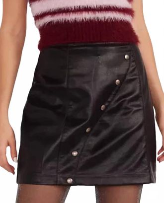 Minkpink Studded Kali Skirt In Black