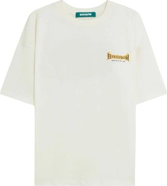 Barrow Jersey T-Shirt Jewel Edition - unisex - T-shirts - Wit - L - Katoen - Tops
