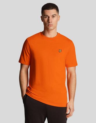 Lyle & Scott Lyle And Scott Mens Plain T-Shirt - Orange - Size: 34