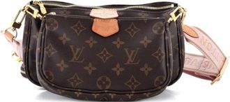 Louis Vuitton Multi Pochette Accessoires Monogram Canvas crossbody bag - Marrone