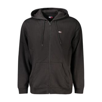 Tommy Hilfiger Cotton-Blend Zip Hoodie - Black