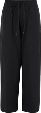 Autry Pantaloni a gamba ampia con coulisse - Nero