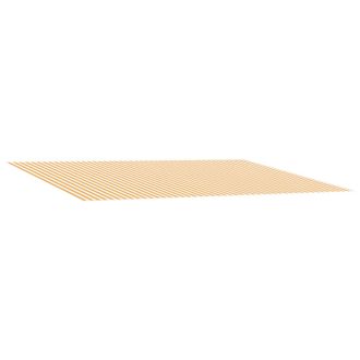 vidaXL Tela De Repuesto Para Toldos Amarillo Y Blanco 250 X 200 Cm Vidaxl