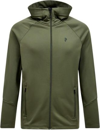 Peak Performance Rider Essentials Zip Hood Fleecejacke f&uuml;r Herren | oliv