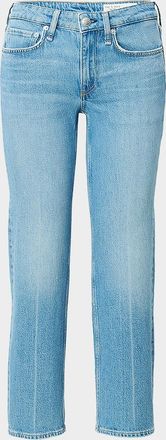 Rag & Bone Harlow Low-Rise Ankle Straight Jeans