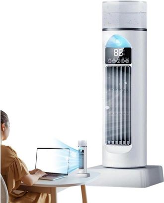 OEM Ventilador De Pedestal Para Dormitorio Ventilador De Pedestal Oscilante Para Dormitorio: Port&aacute;til, Silencioso Y Giratorio, Ideal Para Dormir, La Ofici