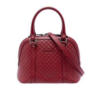 Gucci Pre-owned Vintage Satchel - Dames - Pre-owned - Rood - Maat: ONE Size Leer